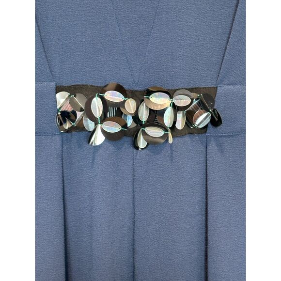 NWT RACHEL Rachel Roy Show your Love Cadet Blue Jumpsuit Size 2 - Picture 10 of 11